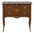 Antique French Louis XVI Style Marquetry Marble Top Commode For Sale