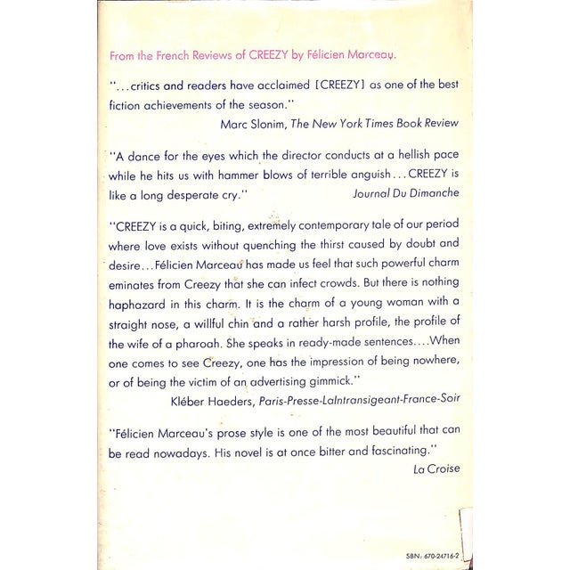 "Creezy" 1970 Marceau, Felicien For Sale In New York - Image 6 of 6