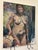 Brown “Portrait of a Woman With Straw Hat”, Original Oil Painting, by Van Ness For Sale - Image 8 of 8