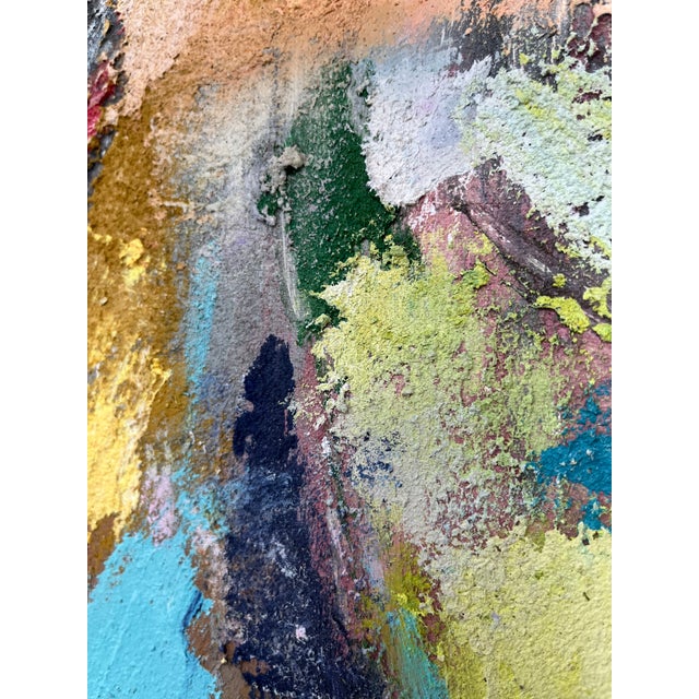 Contemporary Abstract Expressionist Portrait Original Oil Painting For Sale - Image 11 of 12