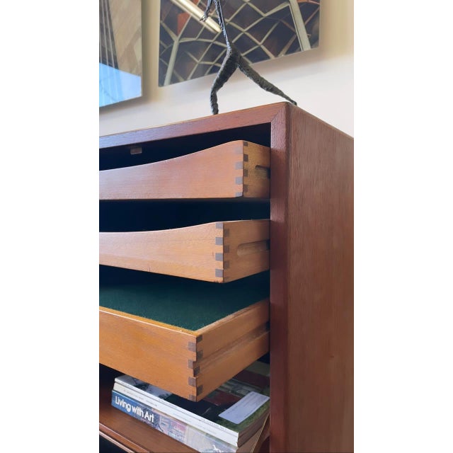 Danish Teak Sideboard by Ejvind A. Johansson, Attributed For Sale In Los Angeles - Image 6 of 15