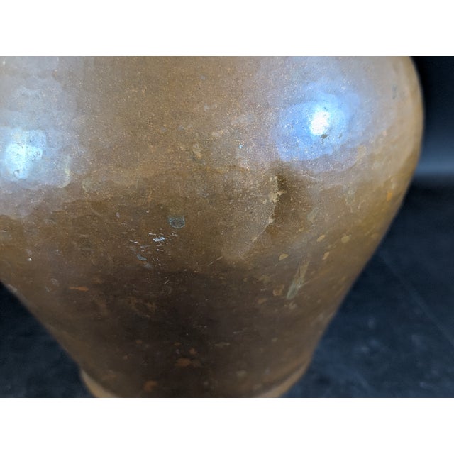Antique Galvanized Steel & Copper Water Jug Pitcher Double Spout 14" For Sale In New York - Image 6 of 9