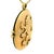 Vintage 14k Gold Heraldic Lion Rampant Oval Photo Locket Pendant For Sale - Image 4 of 12