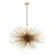 Kelly Wearstler for Visual Comfort Signature Strada Medium Oval Chandelier in Gild For Sale