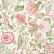 Sample - Schumacher Arborvitae Fabric in Pink & Leaf For Sale