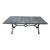 Slate Blue Heavy Iron Indoor/Outdoor Tile Top Conversation Cocktail Table For Sale