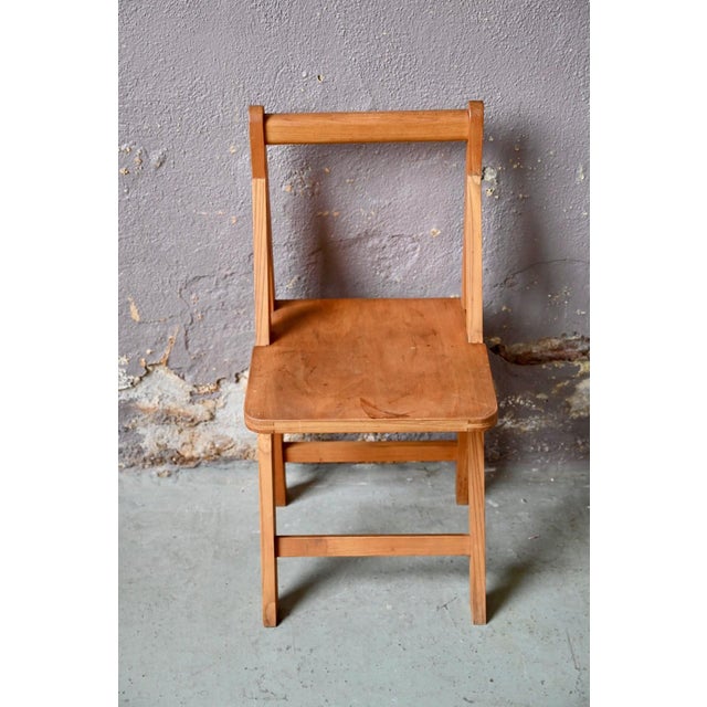 Modernist Fixed Chair in Beech and Plywood, 1970s For Sale - Image 10 of 13