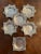 Early 20th Century Antique Dominick & Haff "d" Monogram Sterling Silver Butter Pat Dishes- Set of 11 For Sale - Image 5 of 5
