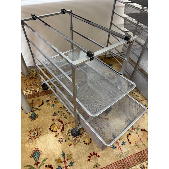 The Container Store Elfa Classic Desks With Drawers, Pair For Sale In San Francisco - Image 6 of 12