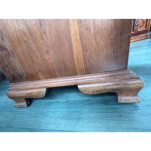 Mid 20th Century L. & j.g. Stickley Cherry Valley Solid Cherry Fall-Front Desk on Chest For Sale - Image 12 of 12