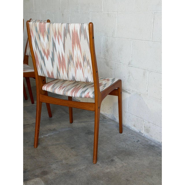 Set of 6 Teak Dining Chairs Vintage Mid-Century Modern Wood Chairs For Sale - Image 12 of 12
