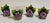 Ceramic Vintage German Porcelain Flower Place Card Holders - Set of 9 For Sale - Image 7 of 11