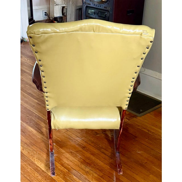 Vintage Wooden Rocking Chair For Sale - Image 11 of 12