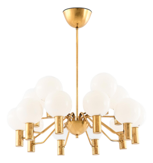 Model T-372/15 Ceiling Lamp attributed to Hans-Agne Jakobsson, 1950s