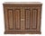 Vintage Wood Inlay Sideboard Cabinet For Sale