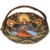 Beautiful Japanese Satsuma Handled Large Serving Plate-22k Gold Outline Design-Woven Handle For Sale In West Palm - Image 6 of 6