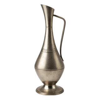 Swedish Modern Pewter Vase from Gab Guldsmedsaktiebolaget, 1940s For Sale