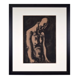 Original Antique Aquatint by Georges Rouault From Miserere For Sale