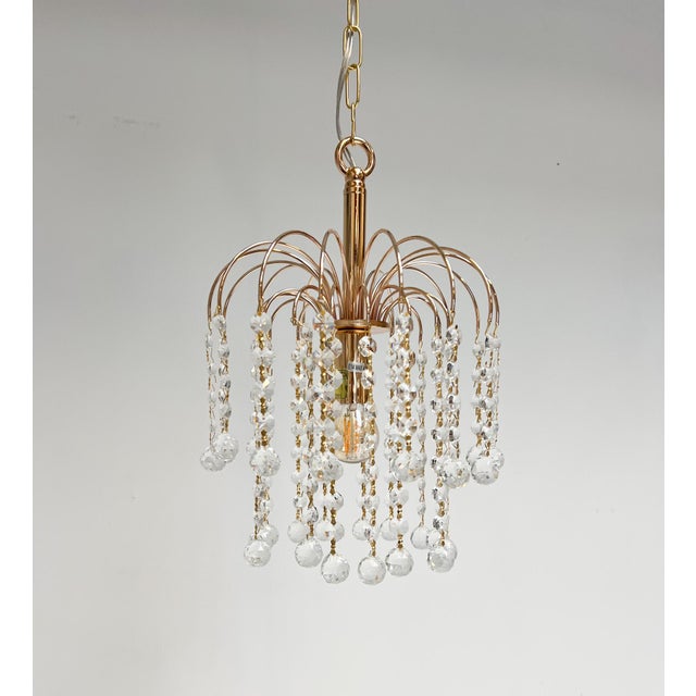 Italian Crystal Chandelier from Swarovski, 2000s For Sale - Image 6 of 16