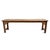 Vintage Teak School Bench For Sale