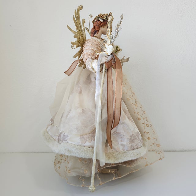 Final Clearance Thru 2025 Only Katherine Christmas Angel 31" in Heavenly Regalia Vintage For Sale In Las Vegas - Image 6 of 17
