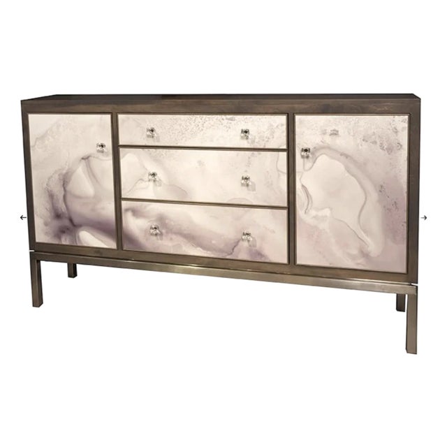 Lakeshore Watercolor Cabinet For Sale