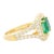 2000 - 2009 Grs Certified 2.66 Carat Minor Oil Colombian Emerald and Diamond Pave Ring For Sale - Image 5 of 9