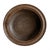 Original antique wood carved bowl from Mali. Features broad raised rim and hand-carved concentric detailing throughout its...