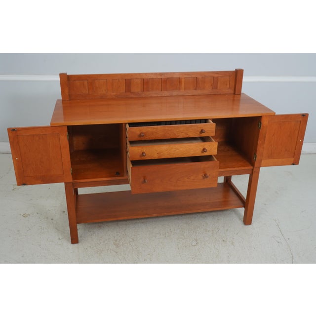 Mission Stickley Cherry Mission Style Sideboard For Sale - Image 3 of 18