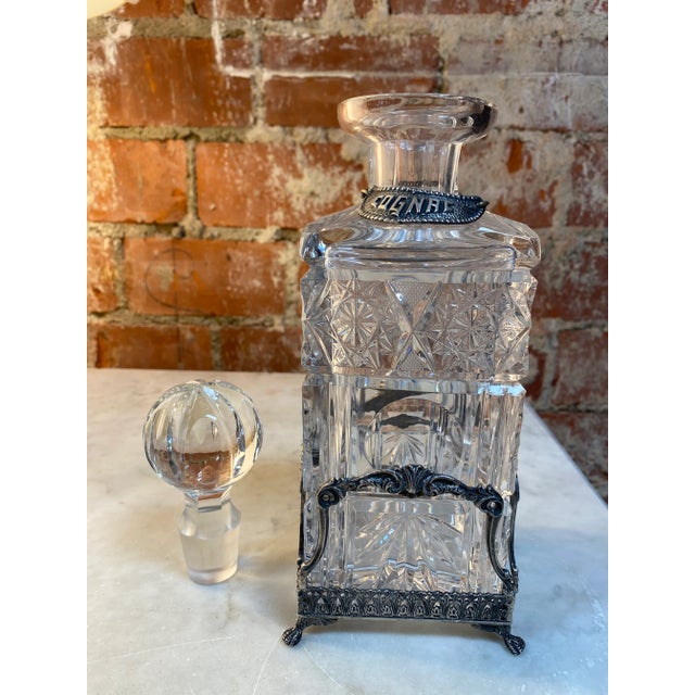 1950s 1950s Decorative Italian Bottle Made in Italy For Sale - Image 5 of 6