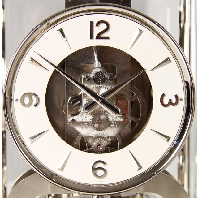 Mid-Century Modern Nickel Plated Atmos Clock from Jaeger Lecoultre, 1956 For Sale - Image 3 of 13