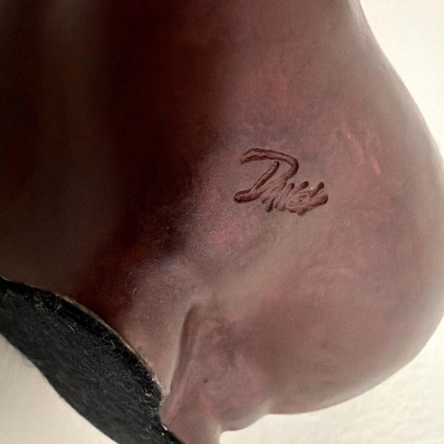 Wood 1990s Alexsander Danel - Rare Signed, Ltd Ed. Icarus Bull Sculpture (1993) - 218/1200 For Sale - Image 7 of 8