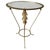 Vintage Hollywood Regency Plant Side Table in Gilt Wrought Iron and Glass, 1960s For Sale - Image 9 of 9