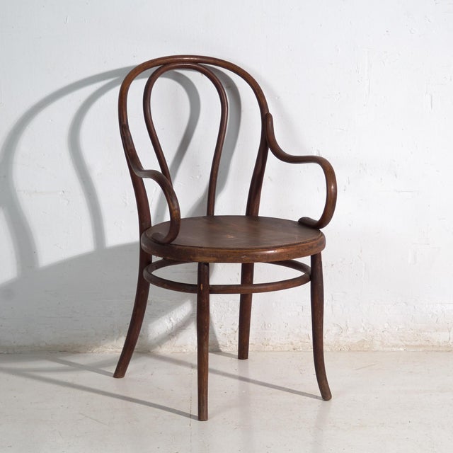 Antique Bentwood Armchair by Michael Thonet, Central Europe, 1900 For Sale - Image 10 of 10