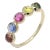 A 14K gold half eternity band set with several sapphires represents a couple's unwavering love. It demonstrates your...