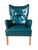 Made in the Mid-20th Century, this Ole Wanscher style armchair is a modern take on the classic wingback. Its design is...