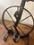 Black Antique Iron Penny-Farthing Bicycle Sculpture With Working Pedals For Sale - Image 8 of 9