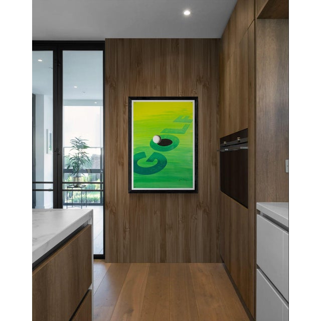 Golf – 1960 – Original Vintage Sports Poster by Munetsugu Satomi – Mid-Century Modern – 97x67 cm This original vintage...