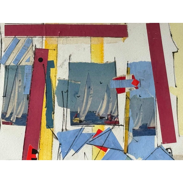 Sam Middleton, Untitled 89, Collage on Paper For Sale - Image 4 of 6
