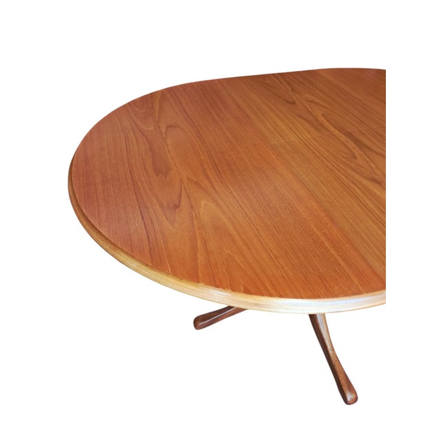 Mid-Century Teak Extending Dining Table and Chairs, 1970s, Set of 5 For Sale - Image 14 of 18