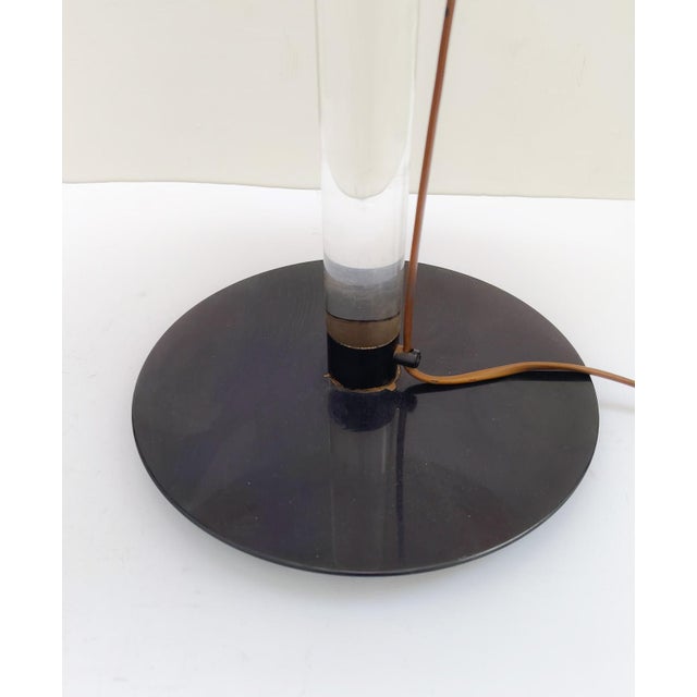 Large Table Lamp in Pink Murano Glass and Acrylic by Venini for Maestri Di Murano, 1980s For Sale - Image 6 of 11