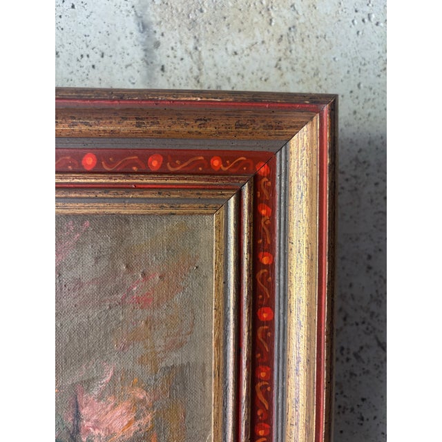 1950s Mid-Century Modern Expressionist Female Nude Oil Painting For Sale - Image 4 of 7