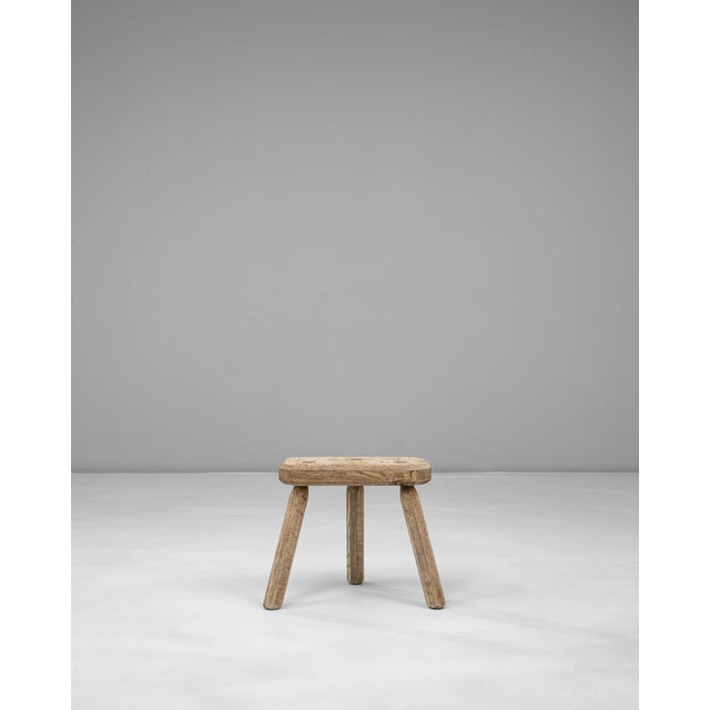 20th Century French Oak Tripod Stool For Sale - Image 10 of 18