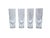Elegant set of 4 Carlo Moretti bullet glasses with a sleek, clear crystal design. Perfect for serving beverages with a...