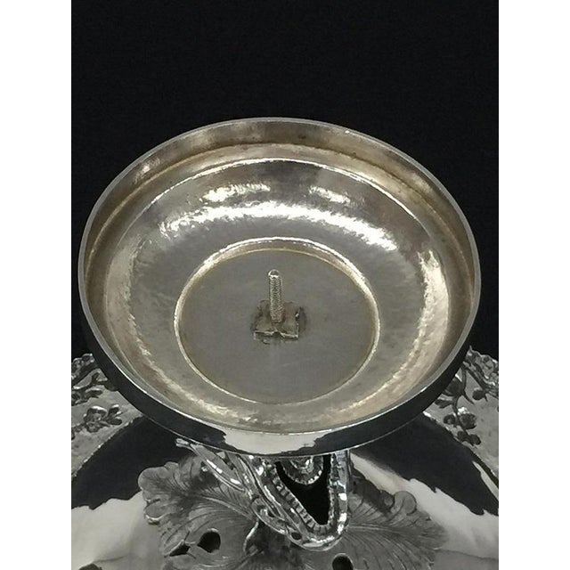 19th Century Chinese Export Silver Tazza by Tien Shing, Hong Kong For Sale - Image 10 of 13