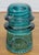This is a gorgeous aqua or teal vintage glass Hemingray insulator. “Hemingray-16.” Made in the U.S.A. Several insulators...