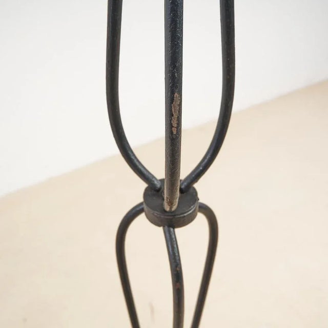 Vintage Wrought Iron Hanger For Sale - Image 3 of 5
