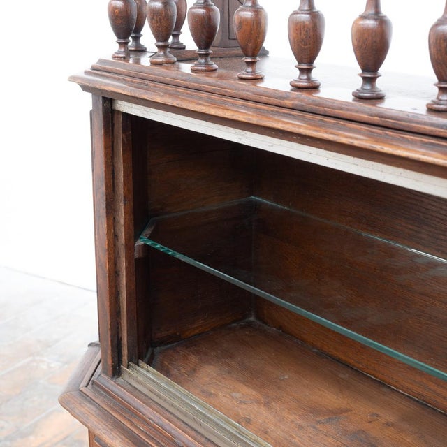 Oak Pharmacy Counter, France, 1900s For Sale - Image 10 of 18