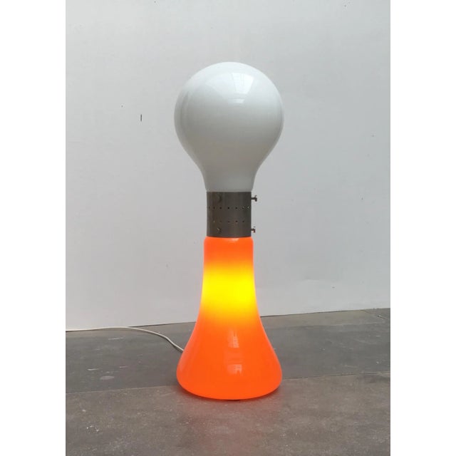 Mid-Century Italian Space Age Model Birillo Murano Glass Floor Lamp, 1960s For Sale - Image 9 of 18