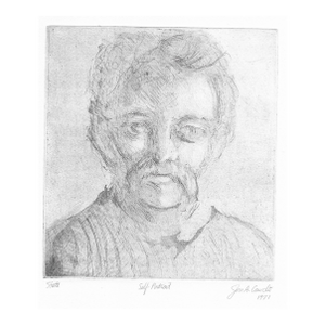 1981 Self Portrait by Jon Fasanelli Cawelti